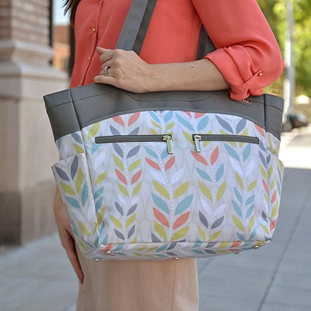 JJ Cole - Collections Camber Diaper Bag - Citrus Breeze