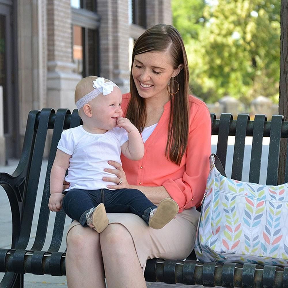 JJ Cole - Collections Linden Diaper Bag - Citrus Breeze