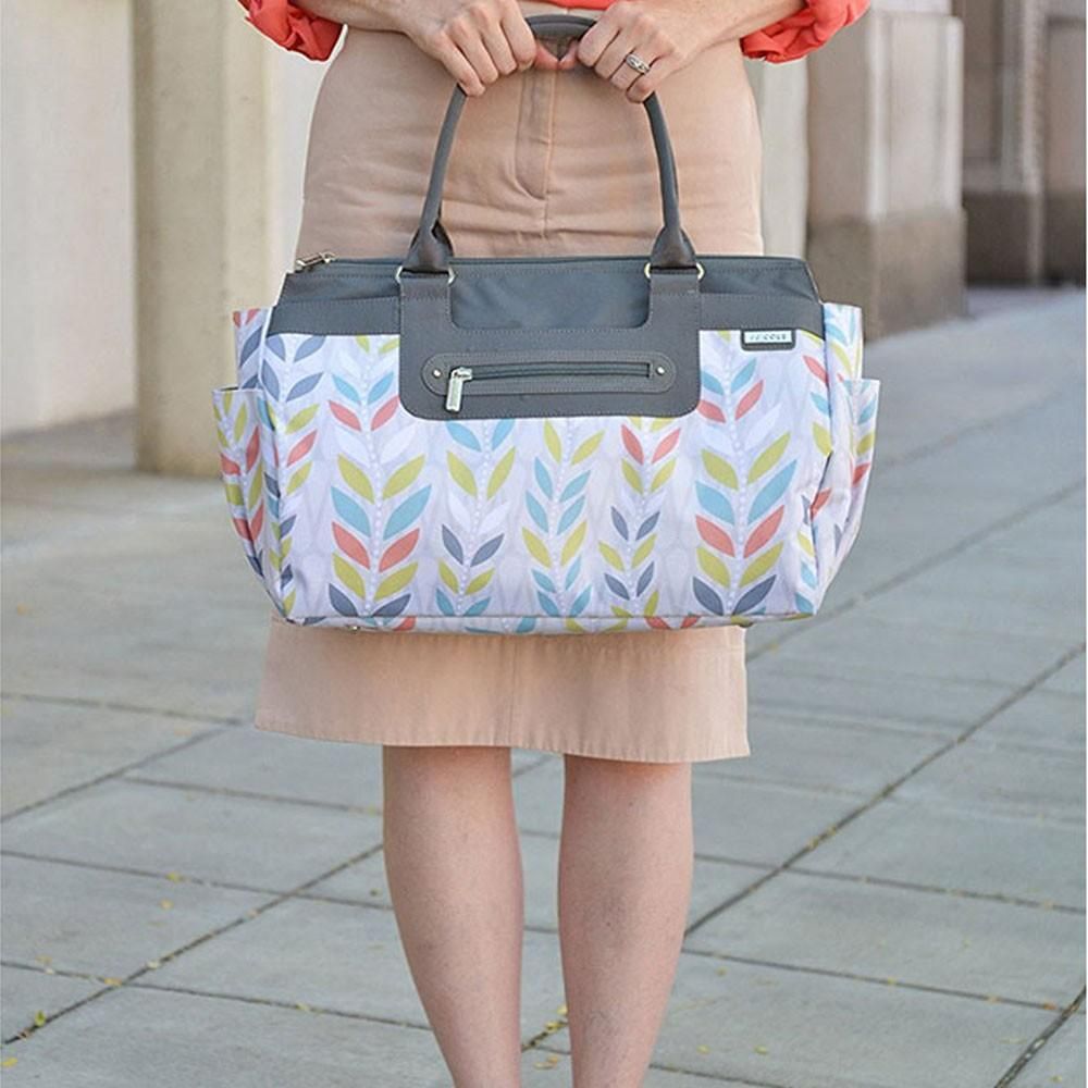 JJ Cole Parker Diaper Bag - Citrus Breeze