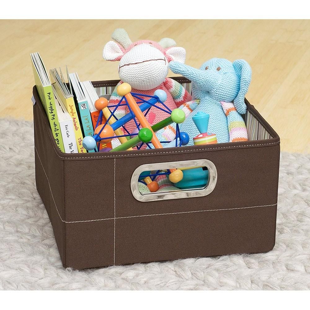 JJ Cole - Storage Box - Cocoa Stripe