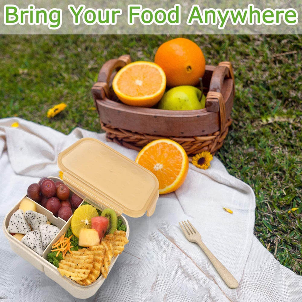 Jeopace - Bento Box Lunch Container - Wheat