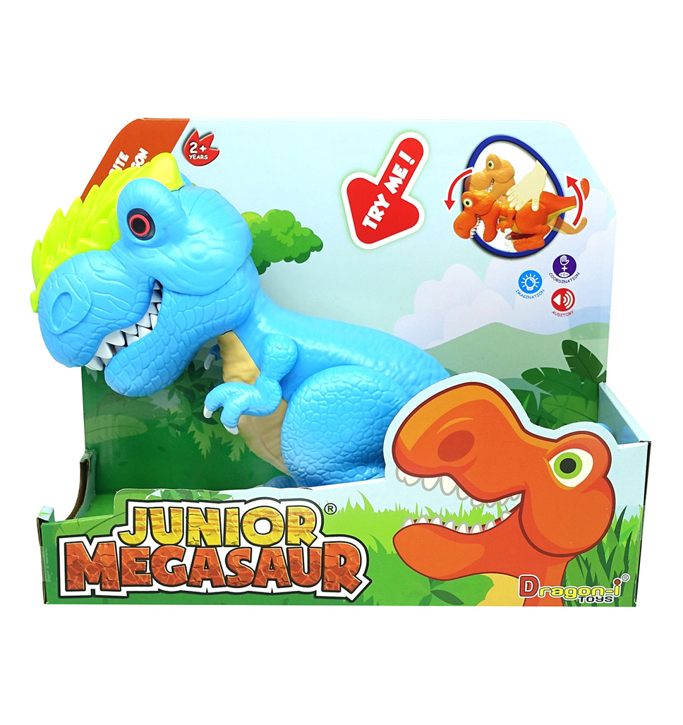 Junior Megasaur - Bend and Bite T-Rex Toddler Dinosaur Toy - Assorted