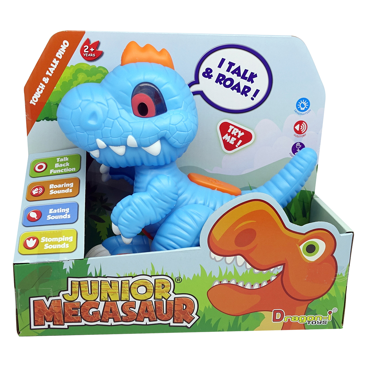 Junior Megasaur - Touch and Talking T-Rex Dinosaur Toddler Toy