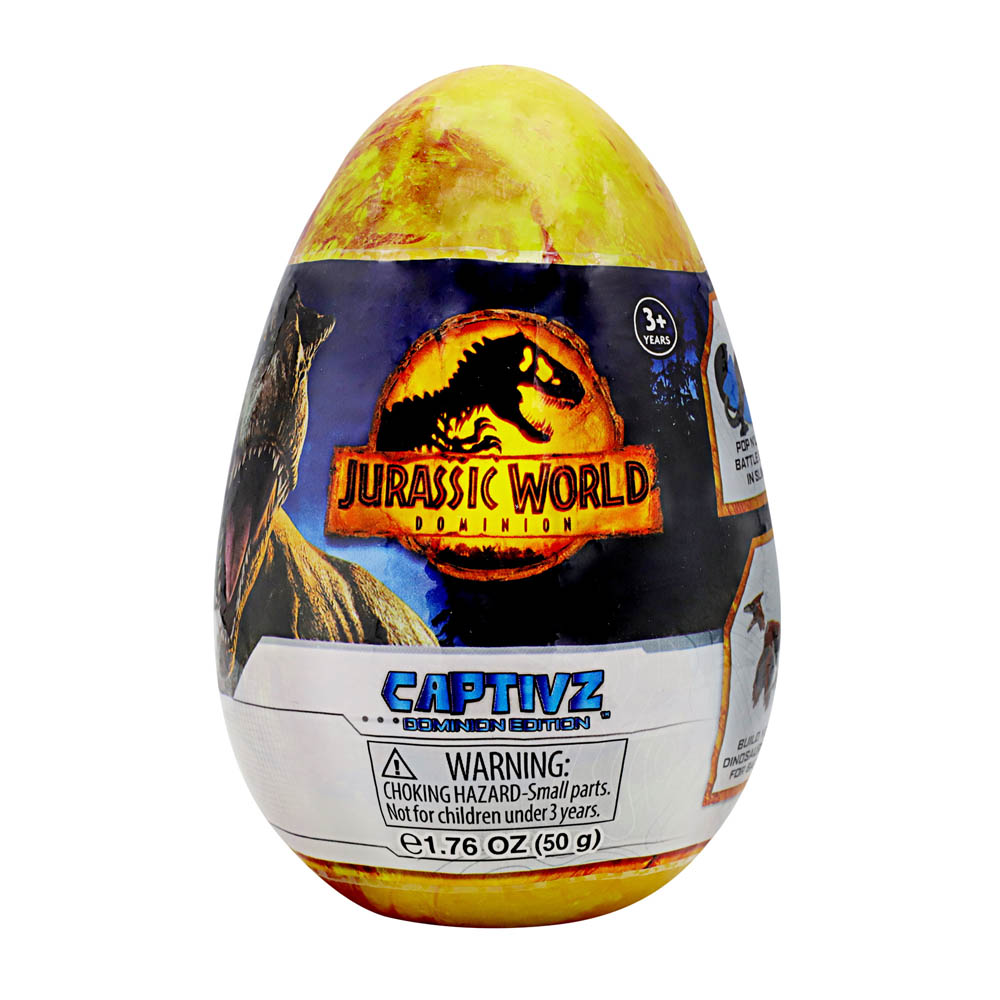 Jurassic World - Captivz Dominion Edition Slime Surprise Egg with 4 surprises Asst