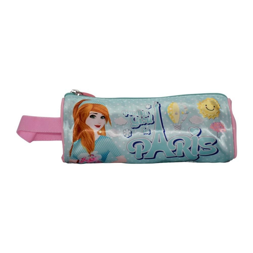 K2B Round Pretty Girl Pencil Case