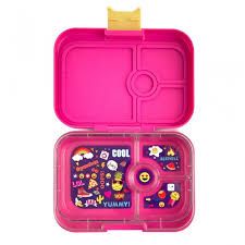 Yumbox Kawaii Pink 4 compartments Bento Lunch box