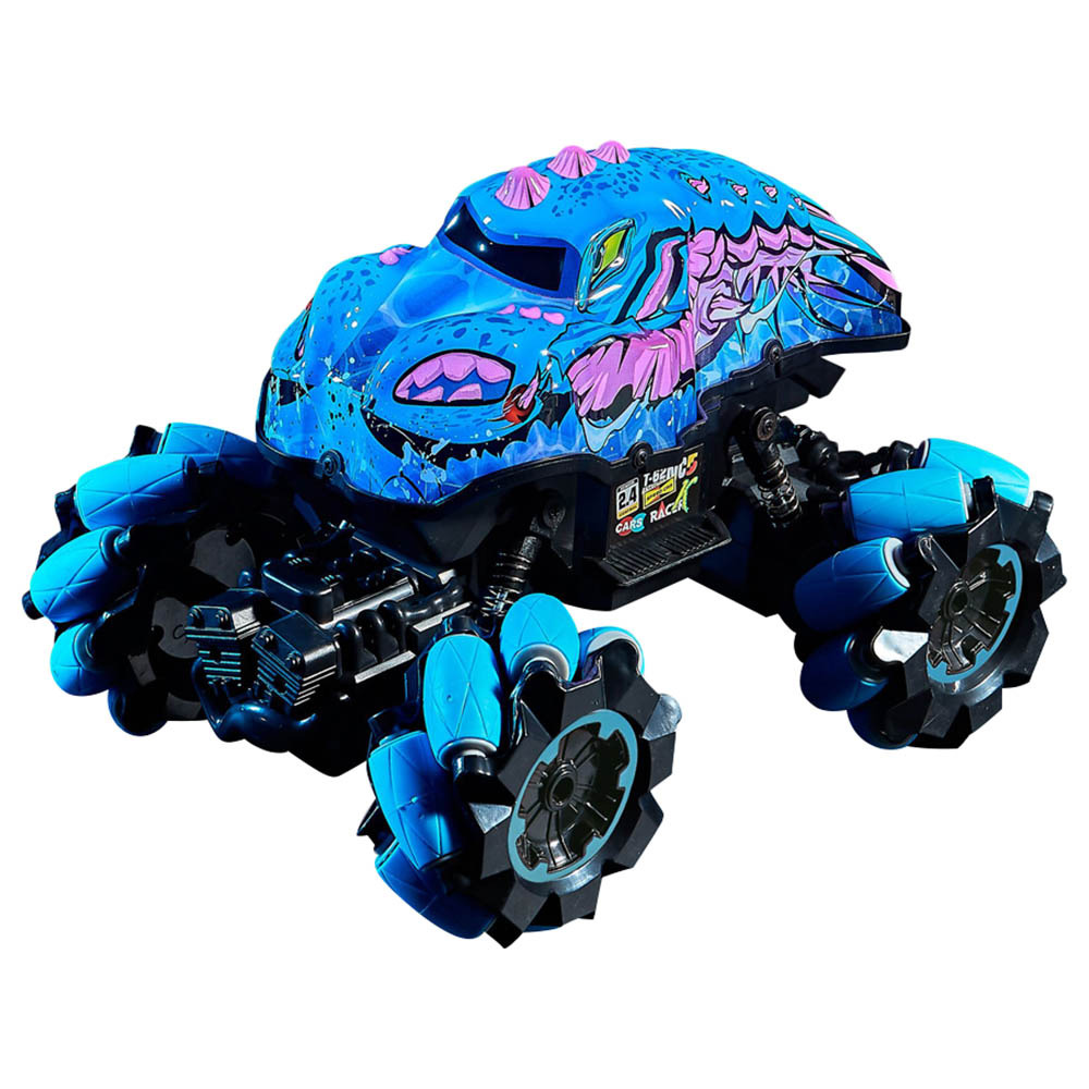 Kermong - 2.4Ghz Glow In The Dark Monster Car - Blue