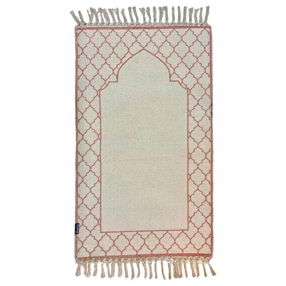 Khamsa - Max Plus Prayer Mat for Adults with added Foam for Comfort Zahri - Pink (65x110 cm)"
