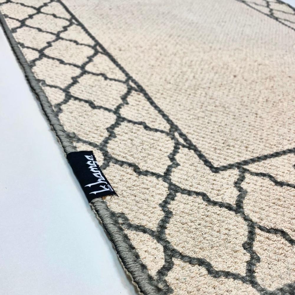 Khamsa - Max Prayer Mat for Adults Ramadi - Grey (65x110 cm)