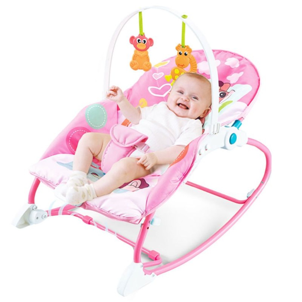 KHS - Music Vibration Baby Rocking Chair - Pink