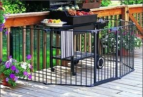 KidCo Black Child Safety Hearth Gate - 30'' Door