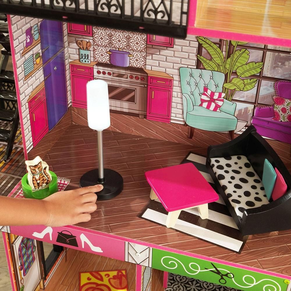 Kidkraft Brooklyn s Loft Dollhouse Kids Toys Babystore.ae