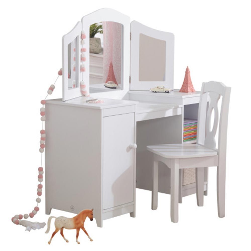 Wooden shop vanity table