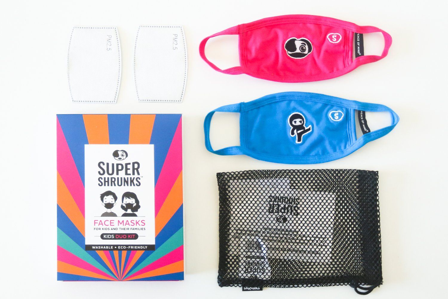 SuperShrunks - Face Mask (Kids Duo Kit)
