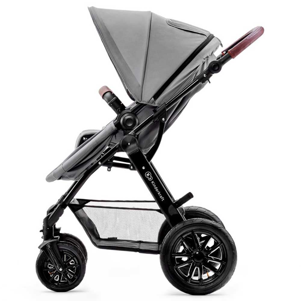 Kinderkraft 3 in 1 Moov Travel System Grey Babystore.ae