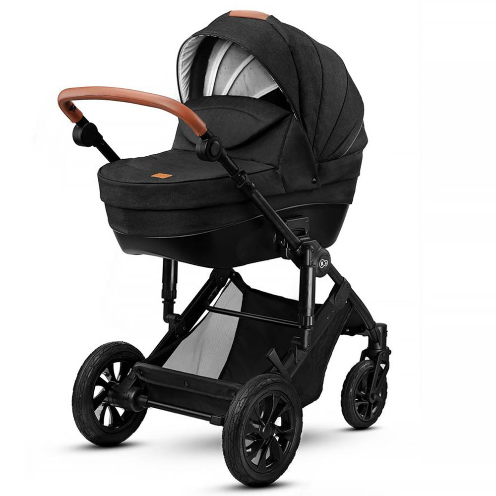 Kinderkraft 3-in-1 Prime 20' Stroller Travel System + Accessories - Black