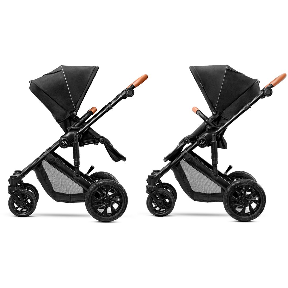 Kinderkraft 3-in-1 Prime 20' Stroller Travel System + Accessories - Black