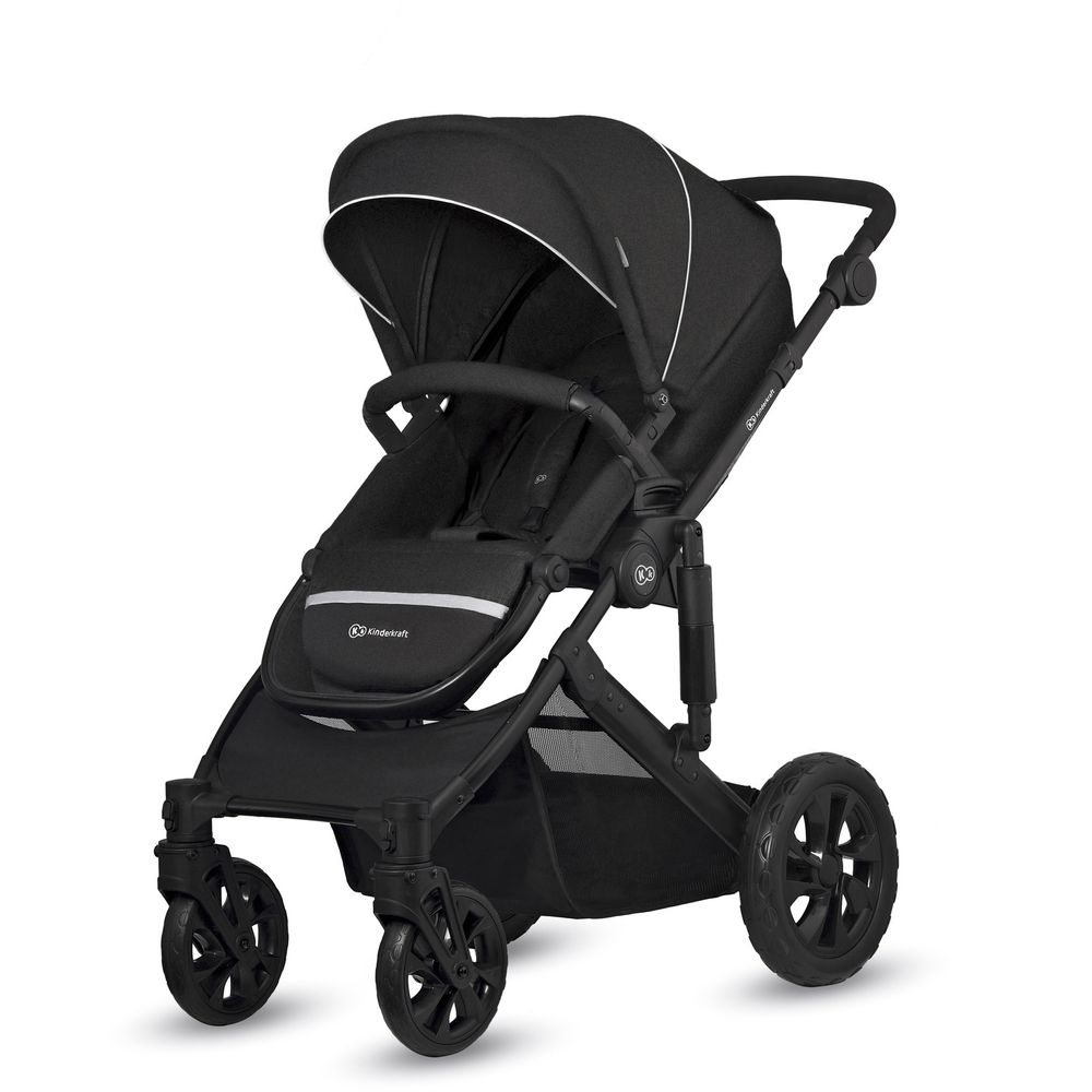 Kinderkraft 3 in 1 Prime Lite Travel System Black Babystore.ae