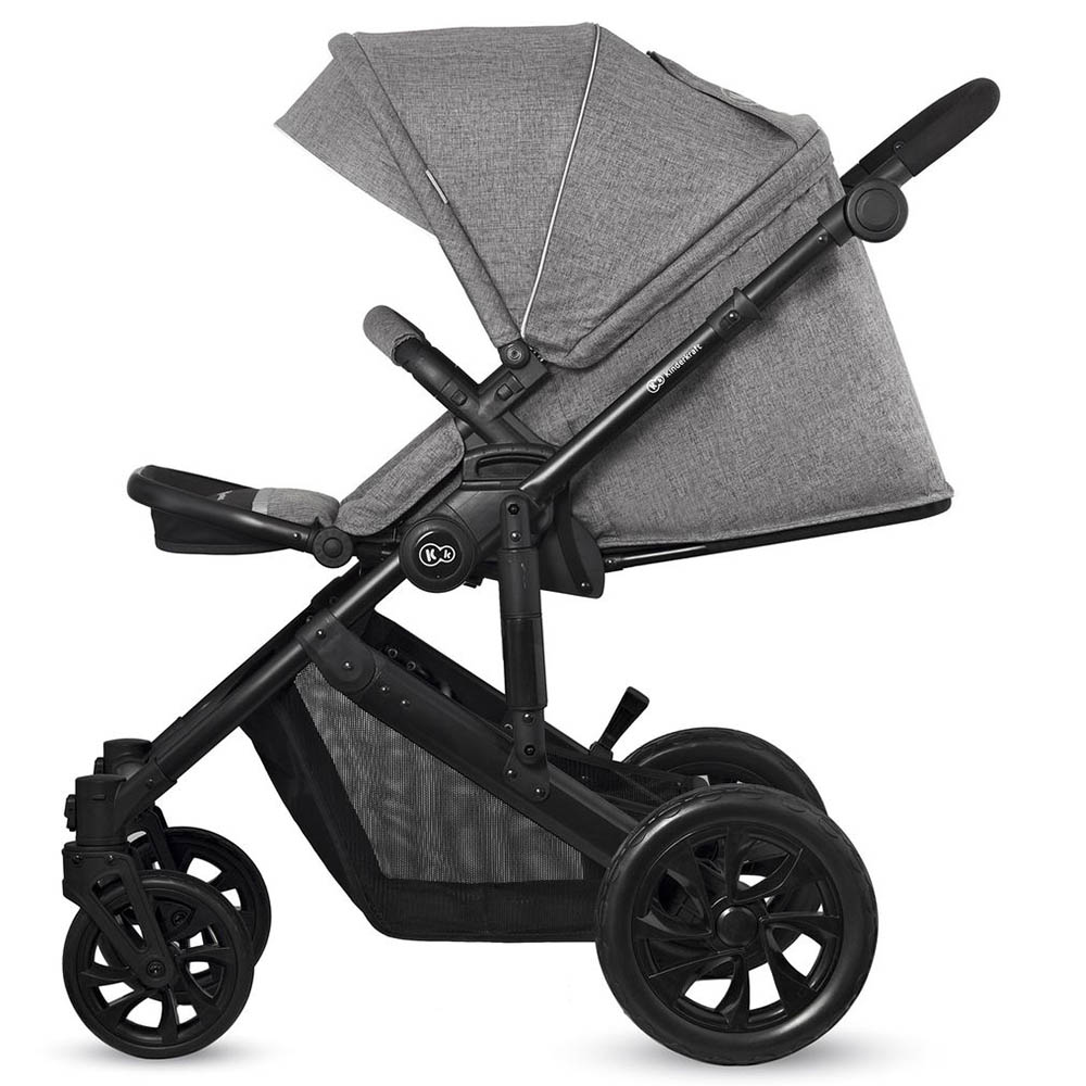 Kinderkraft - 3-in-1 Prime Lite Travel System - Grey