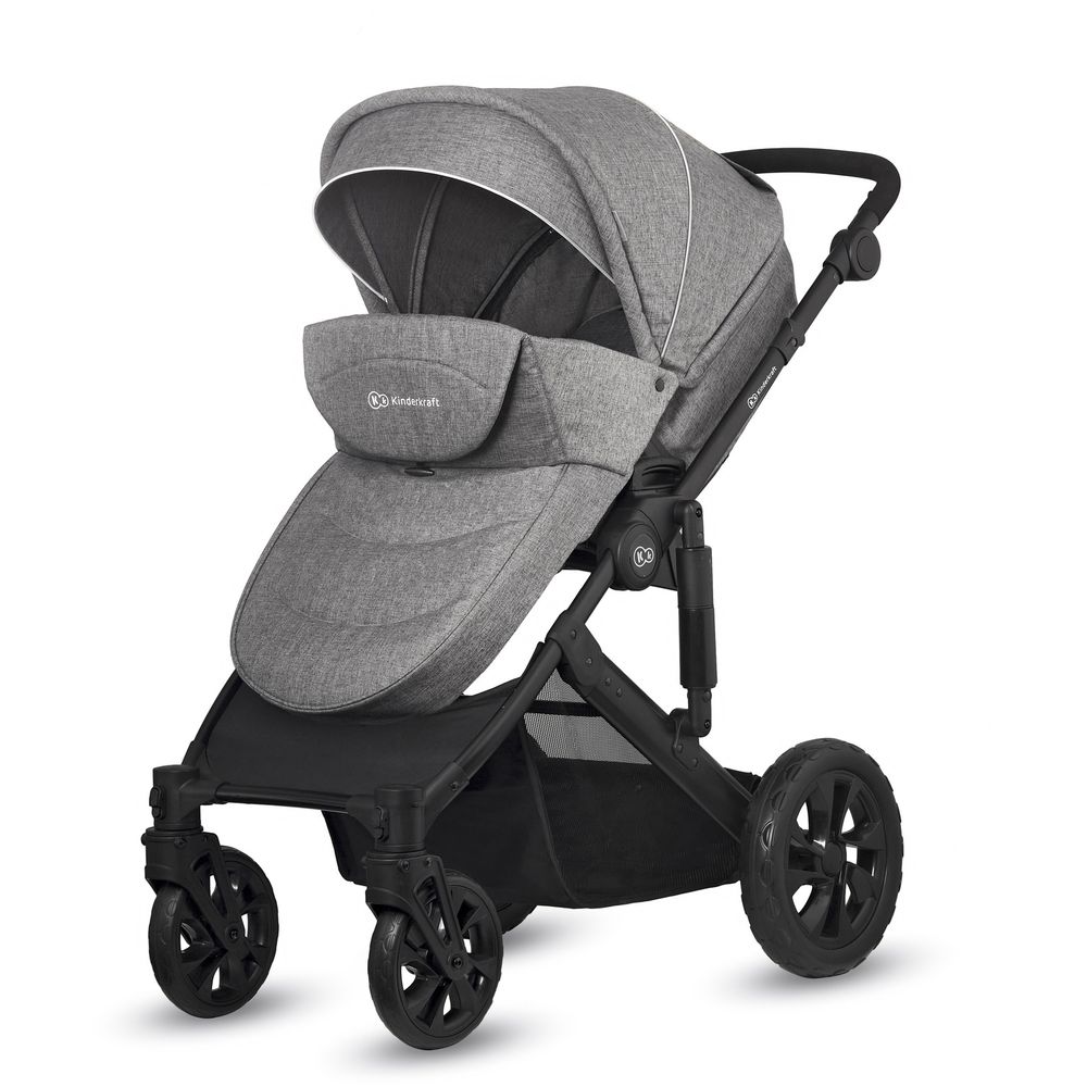 Kinderkraft - 3-in-1 Prime Lite Travel System - Grey