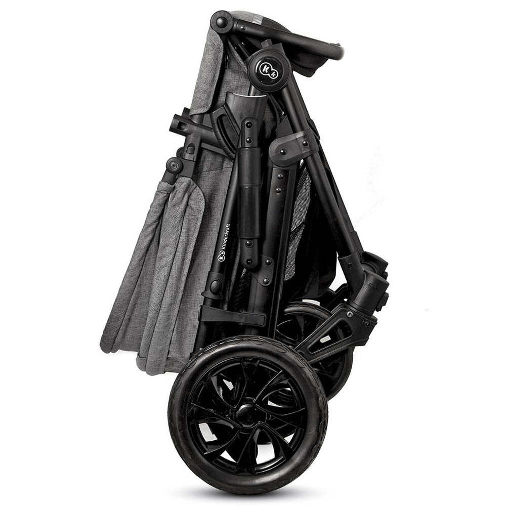 Kinderkraft - 3-in-1 Prime Lite Travel System - Black