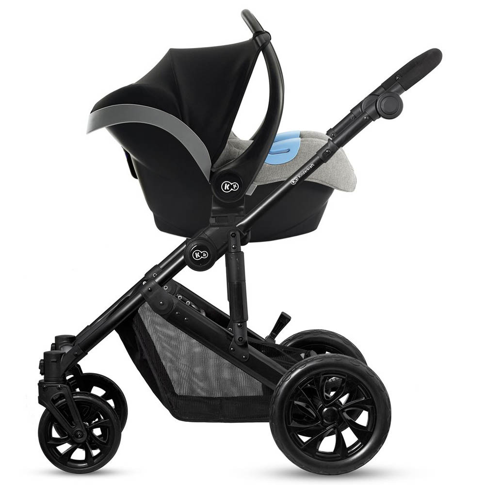 Kinderkraft - 3-in-1 Prime Lite Travel System - Grey