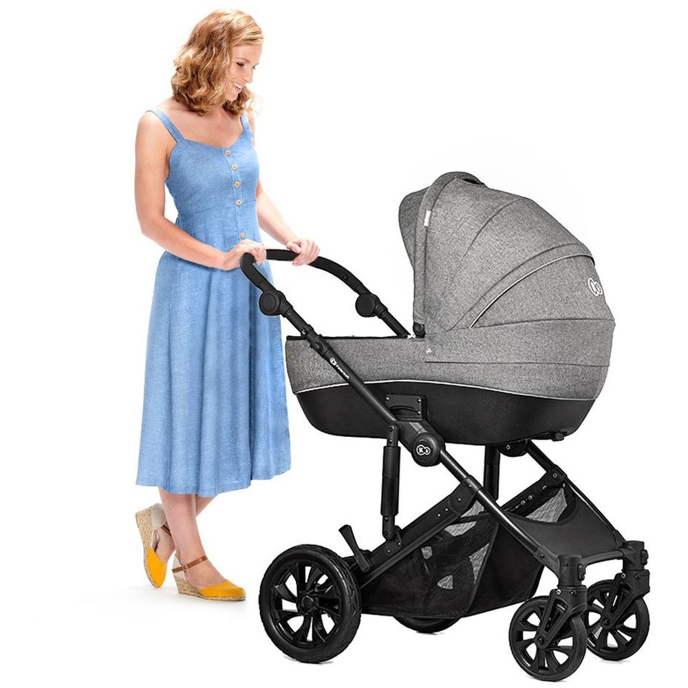 Kinderkraft - 3-in-1 Prime Lite Travel System - Grey