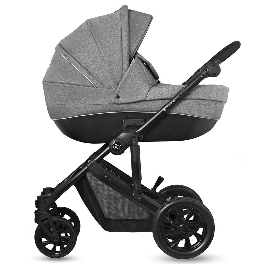 Kinderkraft - 3-in-1 Prime Lite Travel System - Grey