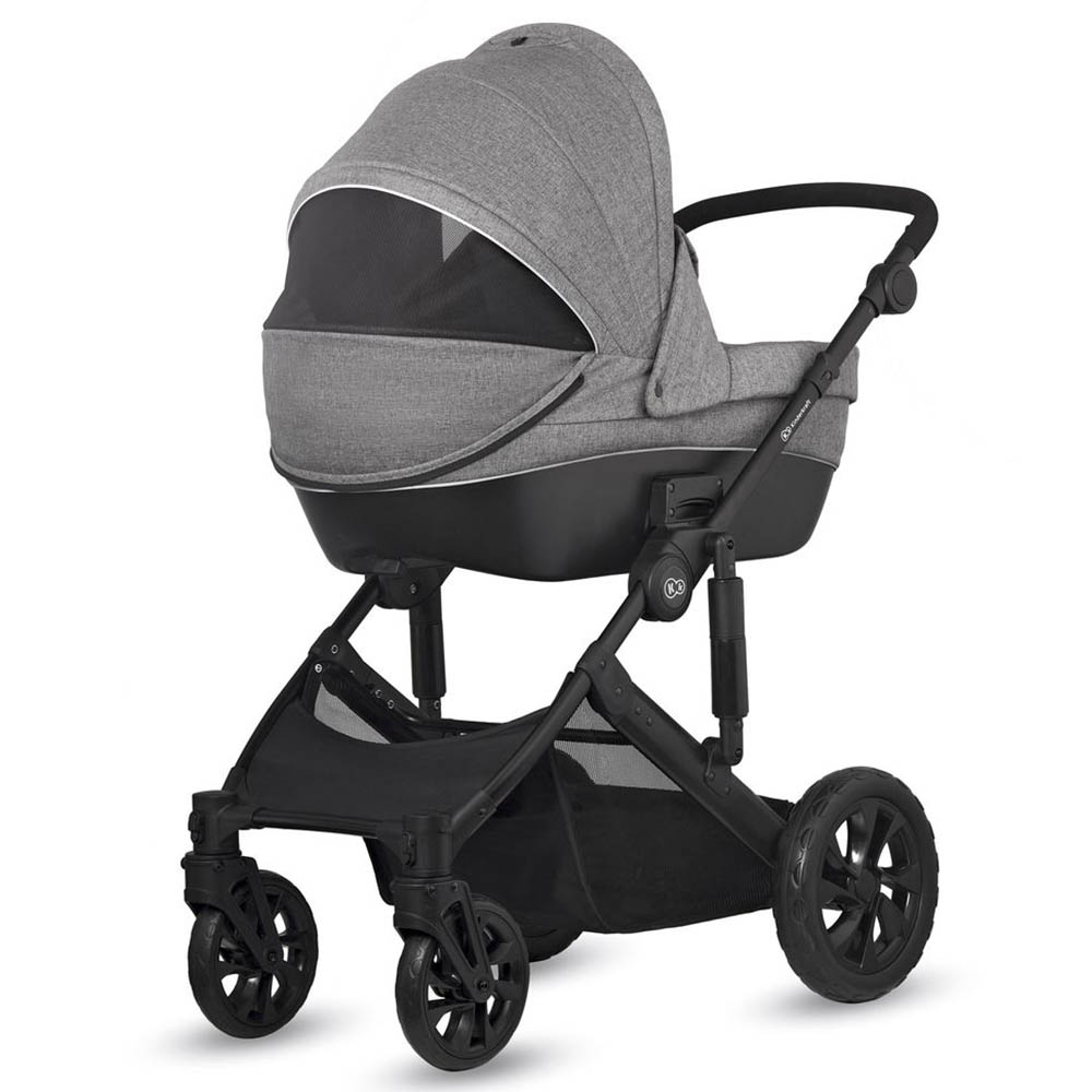 Kinderkraft - 3-in-1 Prime Lite Travel System - Grey