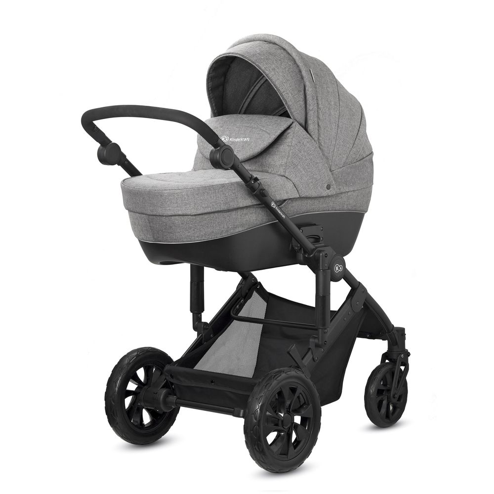 Kinderkraft - 3-in-1 Prime Lite Travel System - Grey