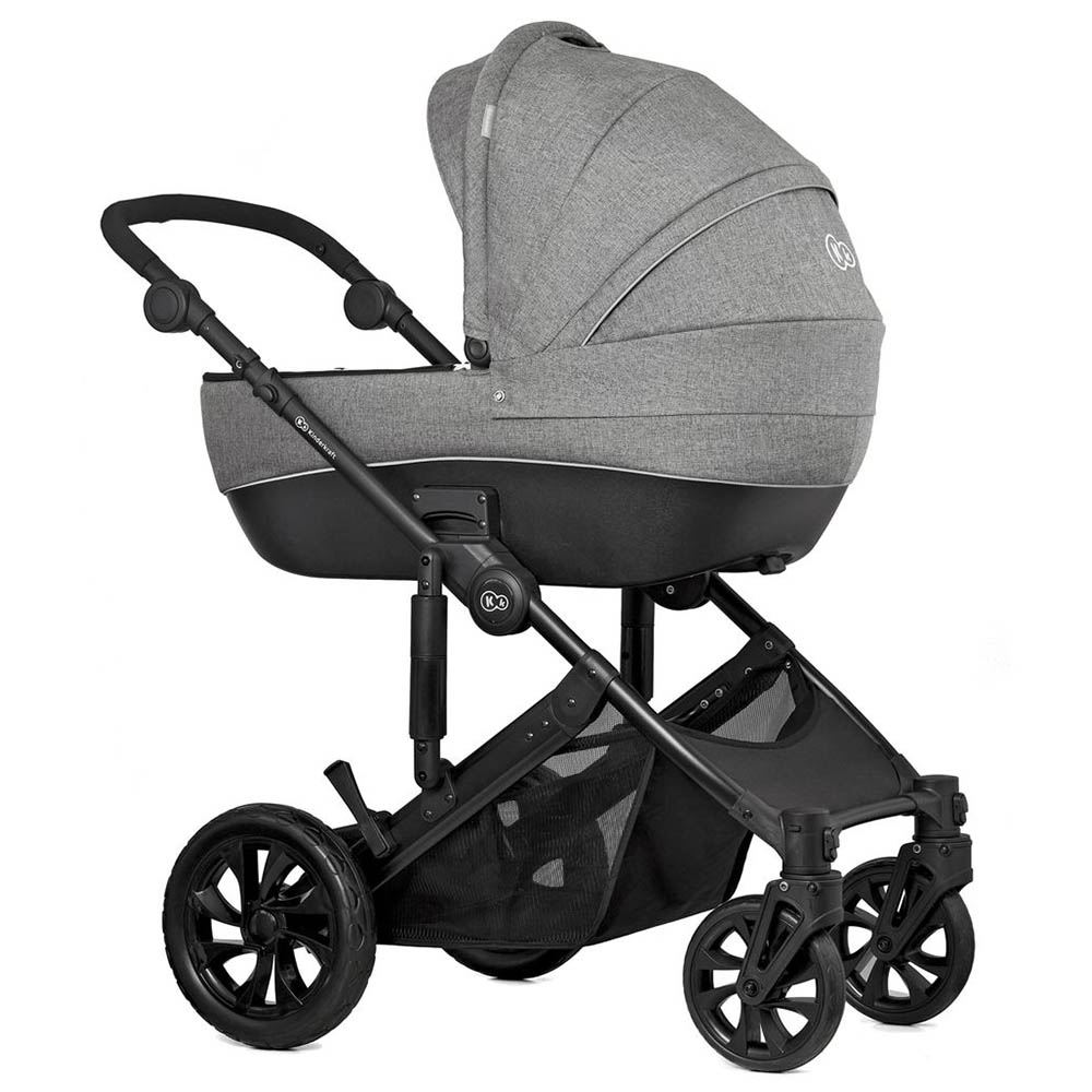Kinderkraft - 3-in-1 Prime Lite Travel System - Grey