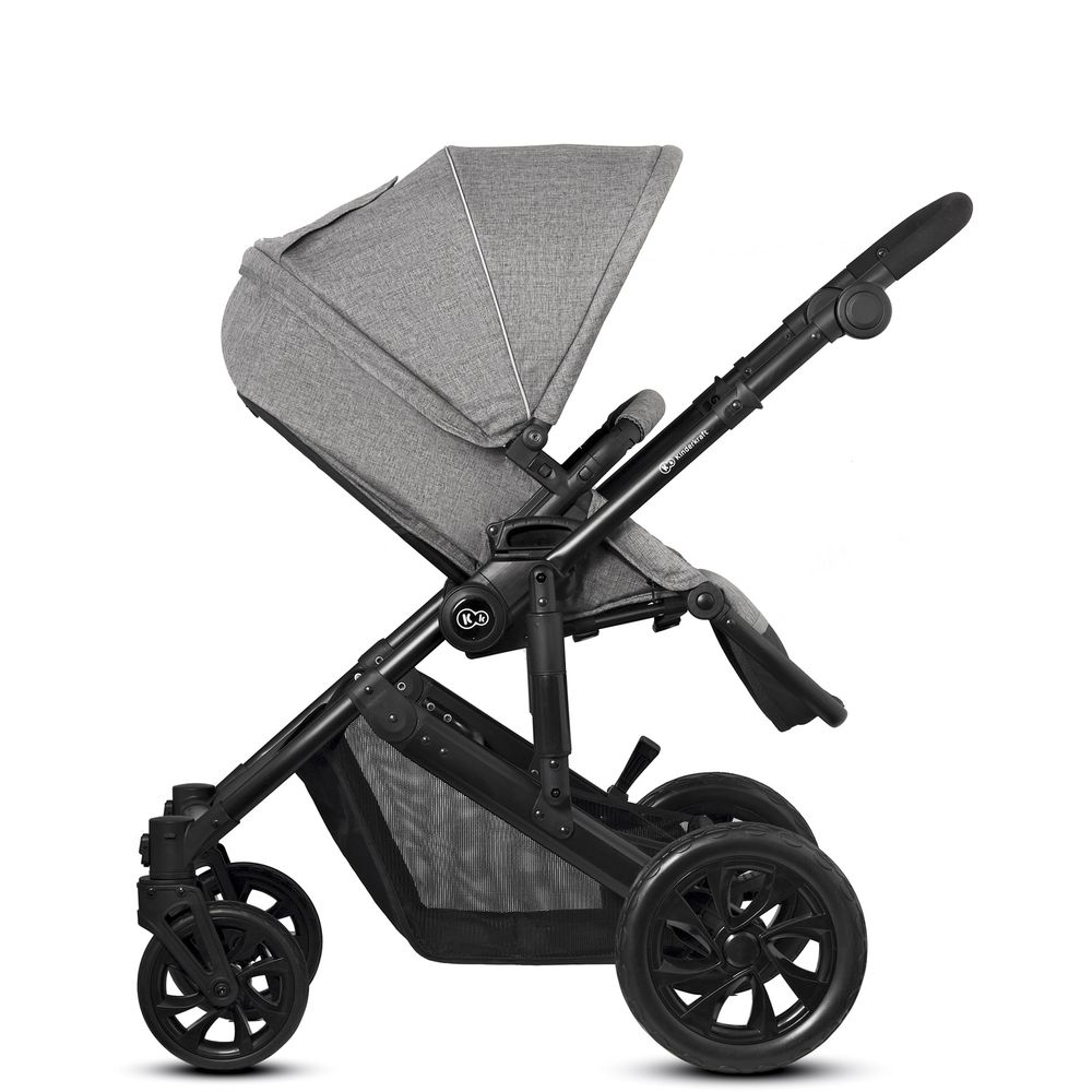 Kinderkraft - 3-in-1 Prime Lite Travel System - Grey