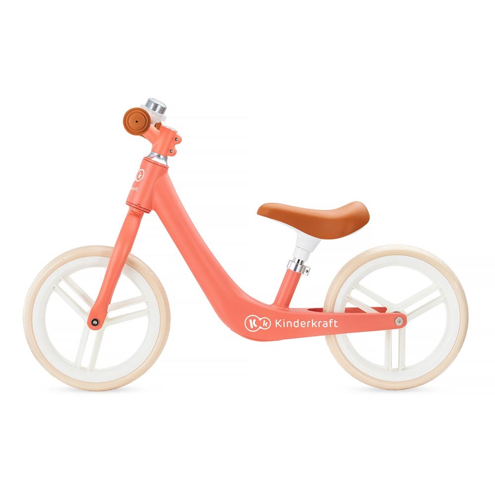 Kinderkraft Fly Plus Balance Bike Magic Coral Babystore.ae