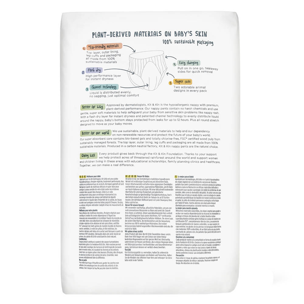 Kit & Kin - Eco Pull Up Diaper Size 6 XL 15+kg - 18pcs