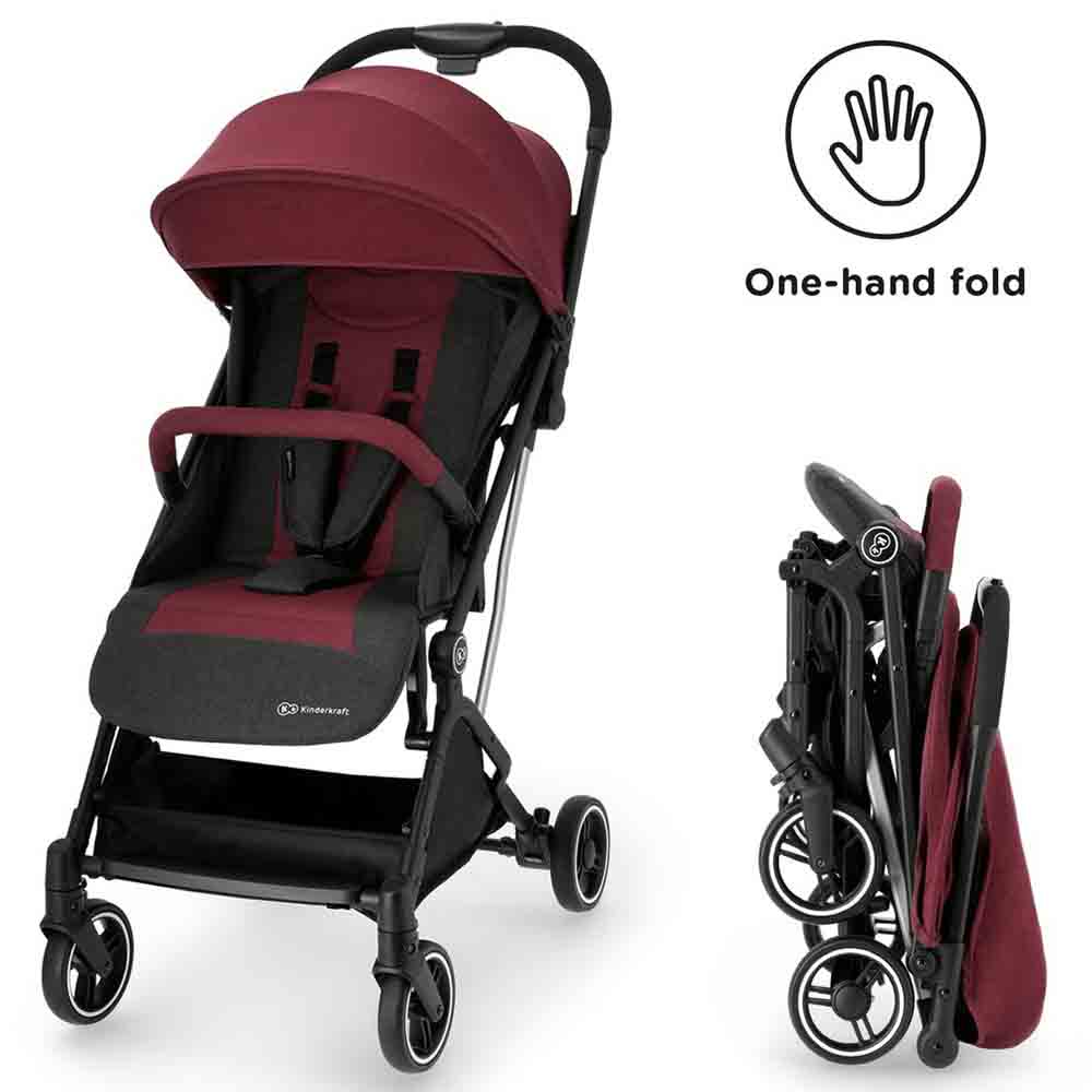 Kinderkraft - Indy Pushchair - Burgundy