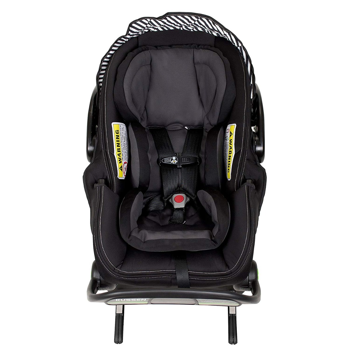 Babytrend Kussen Infant Car Seat - 0+ Months, 5-Point Safety Harness, Adjustable Headrest, EPS Foam, Mystic Black