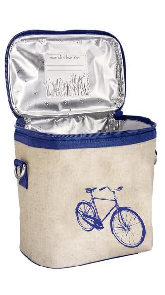 SoYoung Raw Liner Blue Bicycle Large Cooler Bag
