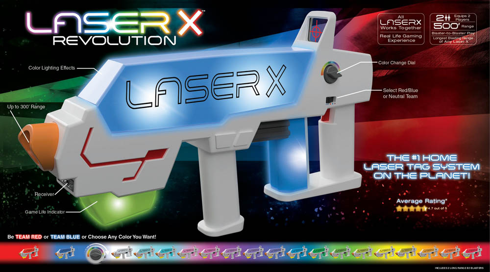 Laser X - Revolution L.Range B2 Blaster Battery Operated