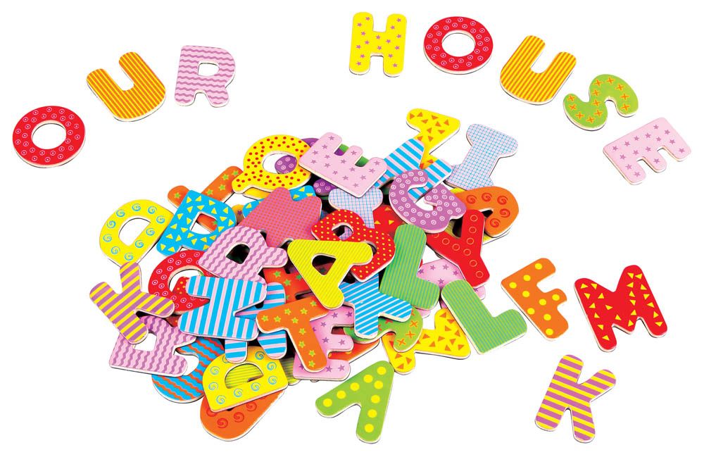 Lelin - Magnetic Alphabet Upper Case (60 Pcs)