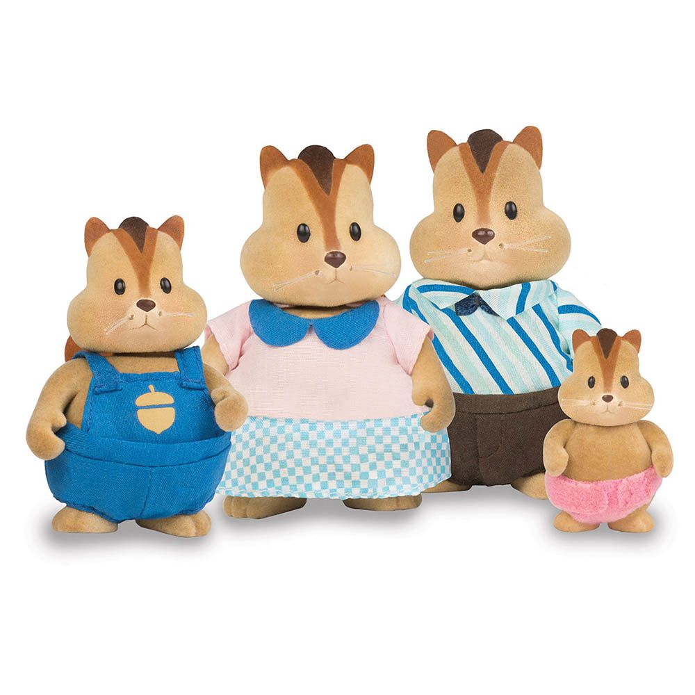 Lil Woodzeez - Chipmunk Family - Playset