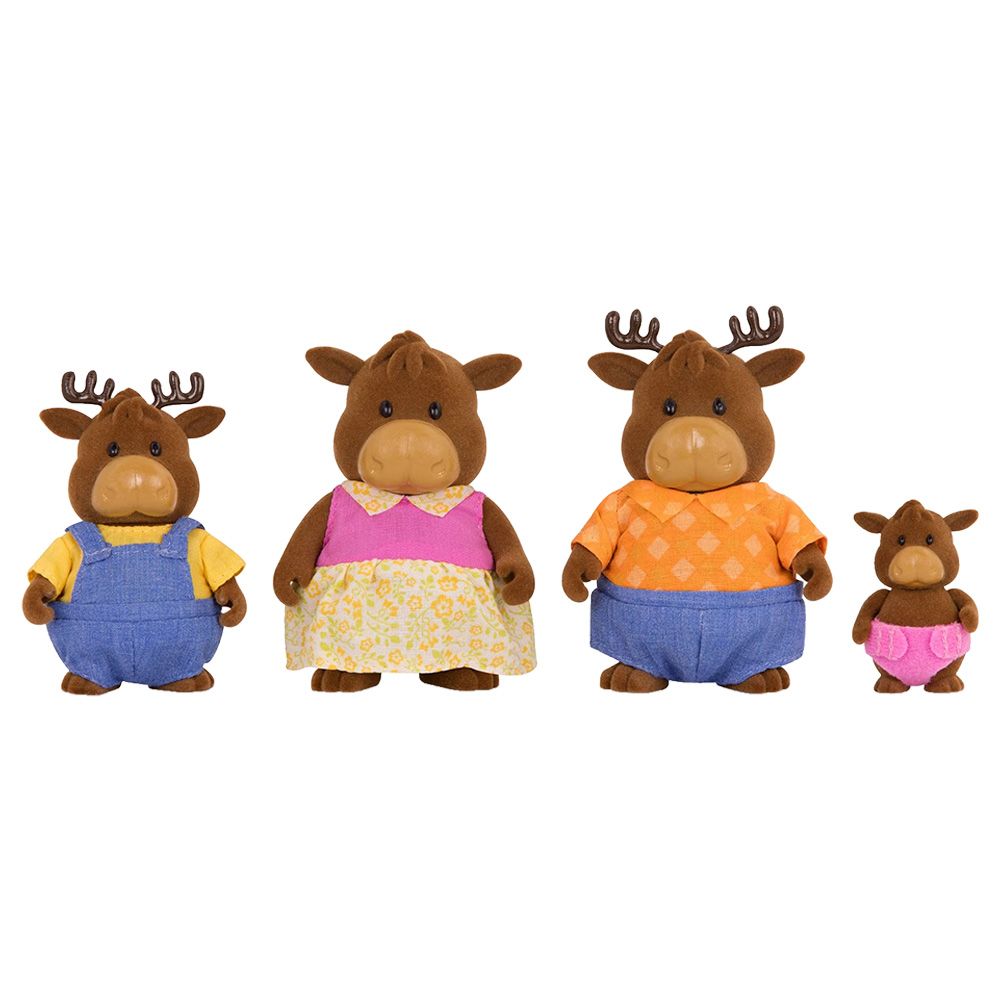 Lil Woodzeez - Moose Family - Playset