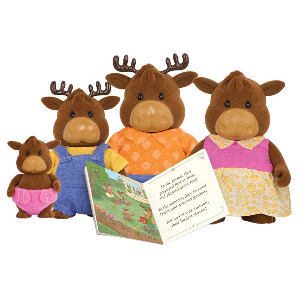 Lil Woodzeez - Moose Family - Playset