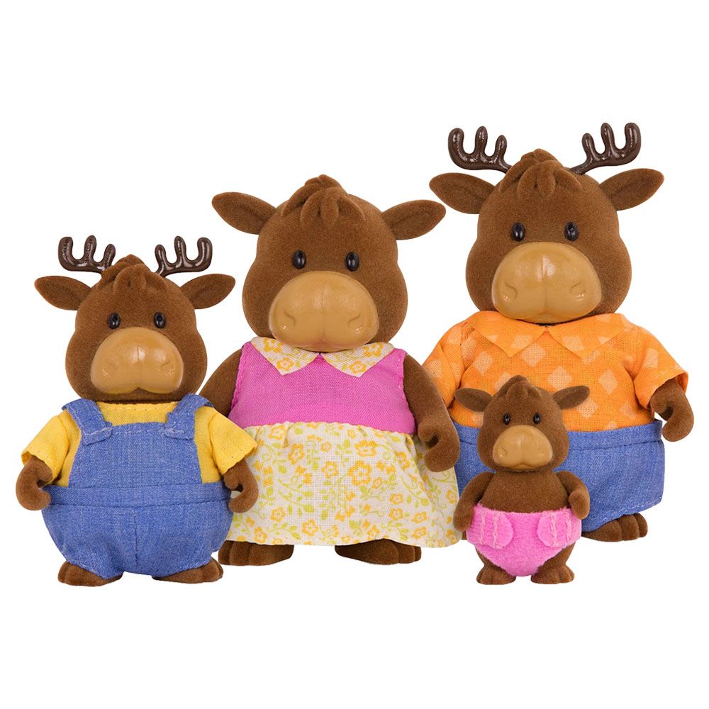 Lil Woodzeez - Moose Family - Playset