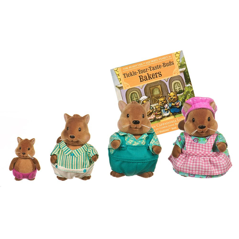 Lil Woodzeez - Squirrel Family - Playset
