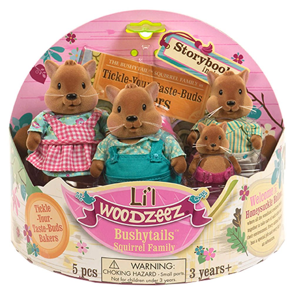 Lil Woodzeez - Squirrel Family - Playset