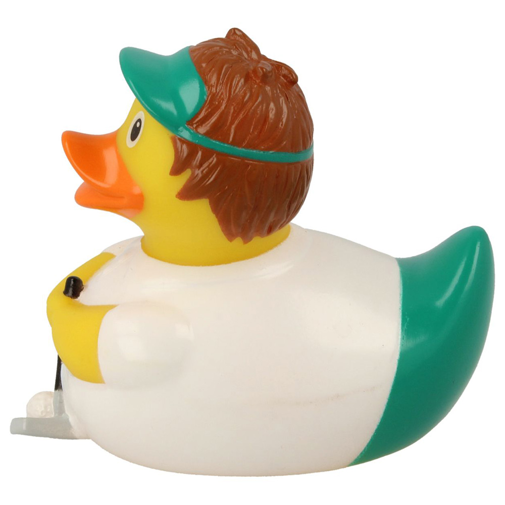 Lilalu - Bath Toy Golfer Duck - White