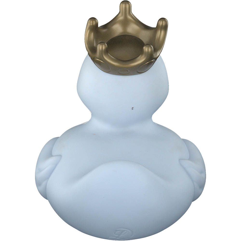 Lilalu - Xxl Blue Duck with Crown 25 cm