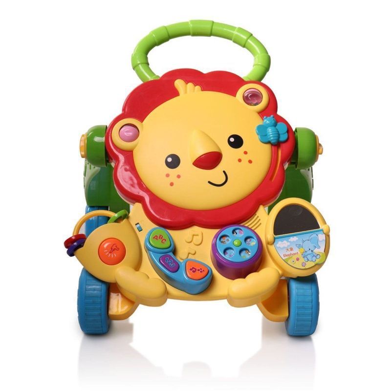 Lion sit to stand walker top