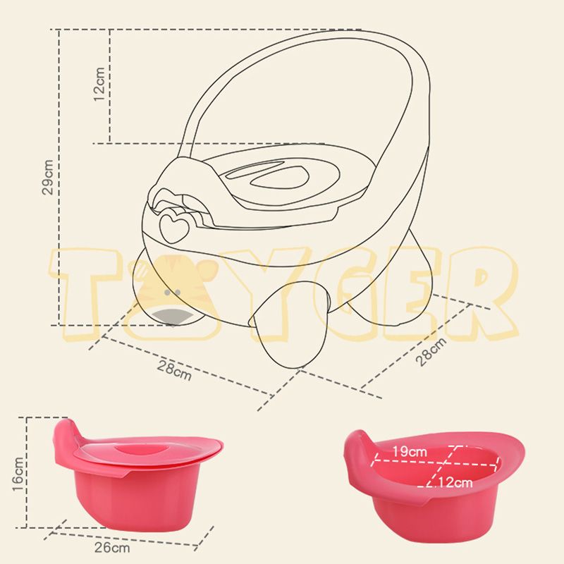 Little Angel - Baby Egg Potty Seat - Pink