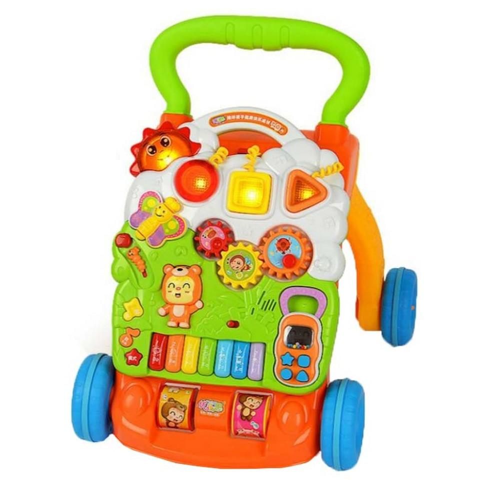 Little Angel Dibao Bear Piano Baby Walker